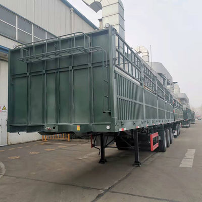 Transporte de mercadorias 3 eixos vedação estaca Semi-reboque com sistema de travagem WABCO