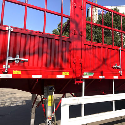 Caminhão-reboque Clientes Opcional Tri-eixo Transporte de mercadorias Carga vedação cortina Semi-reboque