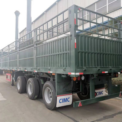 Reboque de carga de 3 eixos Carga máxima de 30 toneladas Carro transportador com benefício opcional dos clientes