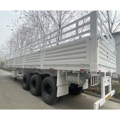 FUWA 13TON eixo CIMC HUAJUN 3 eixos 13000*2690*1500 semi-reboque de carga branco