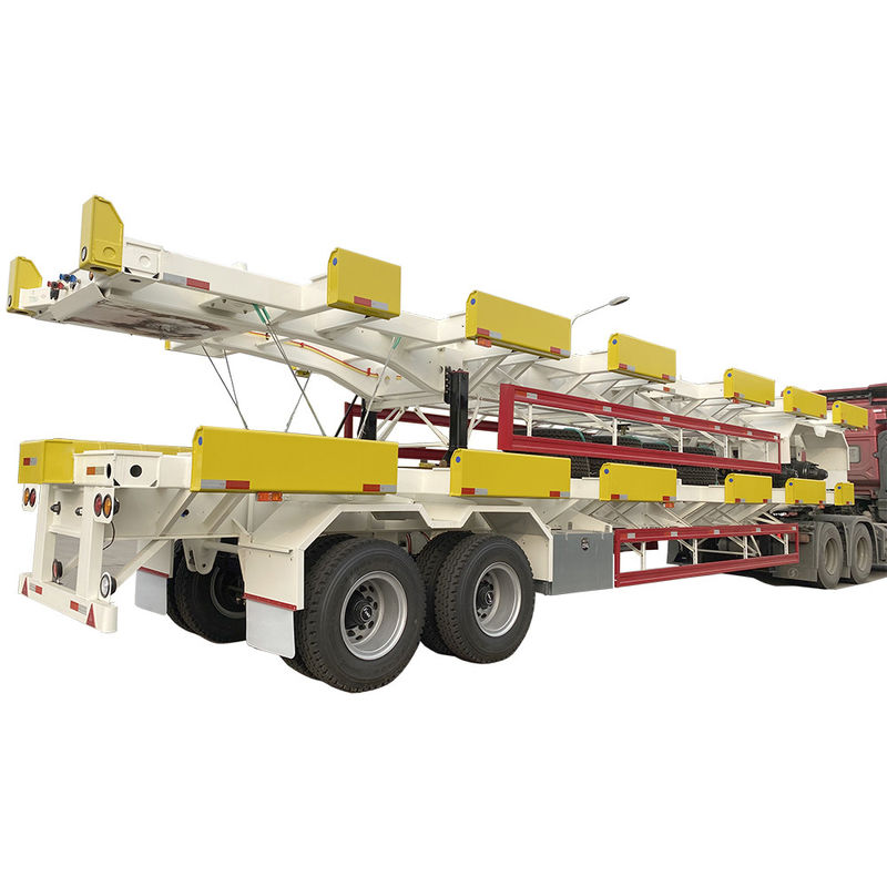 CIMC HUAJUN WABCO Valor 1540 Skeleton Container Semi-trailer para 20ft 40ft Container