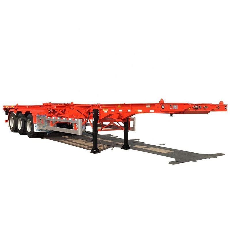 Design Container Chassis Skeleton Trailer Fabricantes para transporte de 20 pés e 40 pés