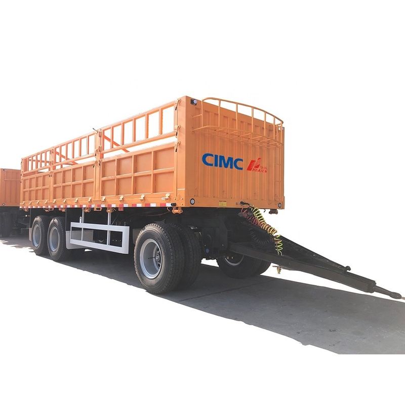 Semi-reboques com feixe principal de aço T700/Q345 60 anos de confiabilidade CIMC HUAJUN