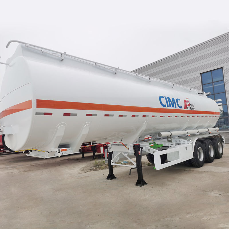 Fuwa 3 eixos 45000 litros Combustível de ligas de alumínio ou aço inoxidável Cimento Tanker Trailers