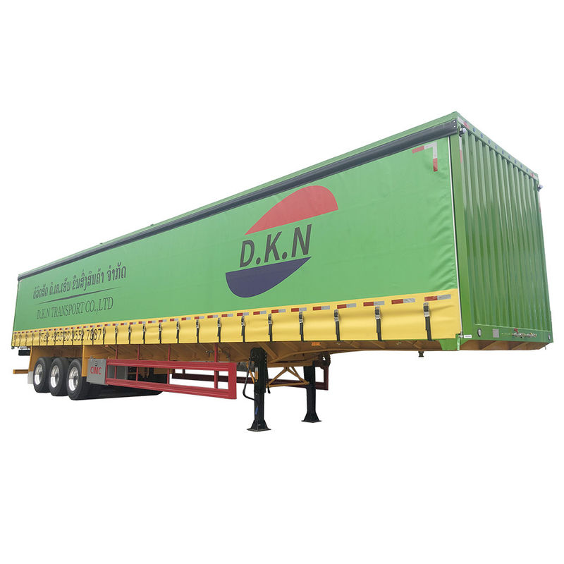 10.00R20/ 11.00R20/ 12R22.5 Pneus 60 toneladas Van Semi-reboque com sistema de travagem de dupla linha