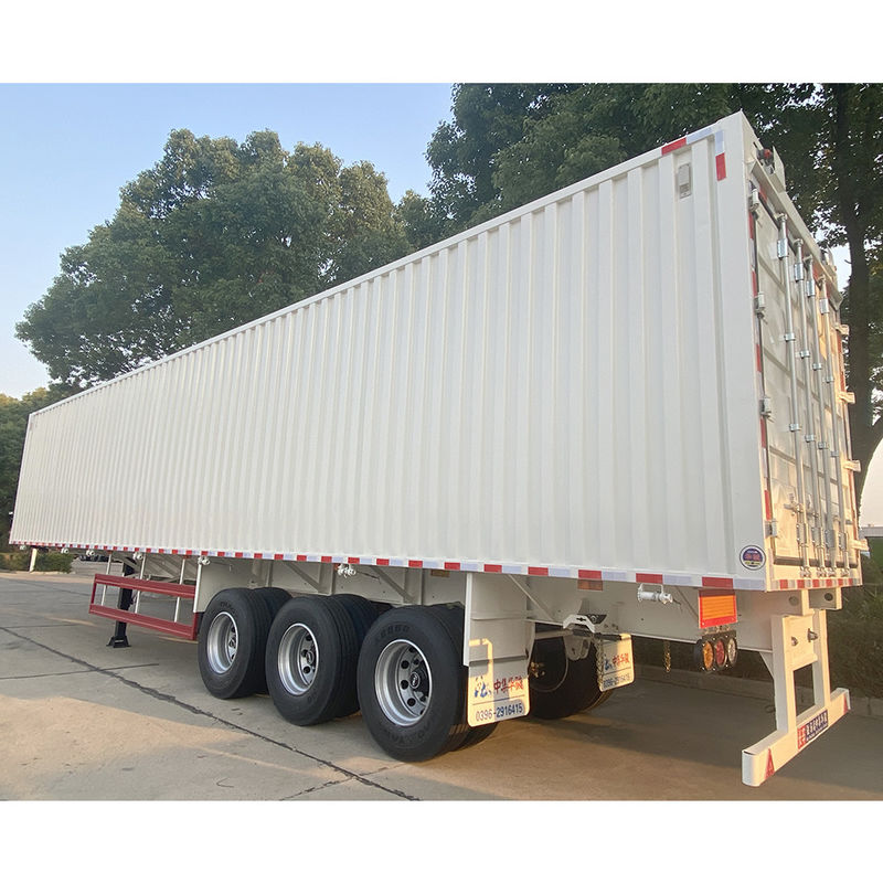 Material de aço de alta tração CIMC Remolque de caminhão para transporte de carga de carga máxima 50T