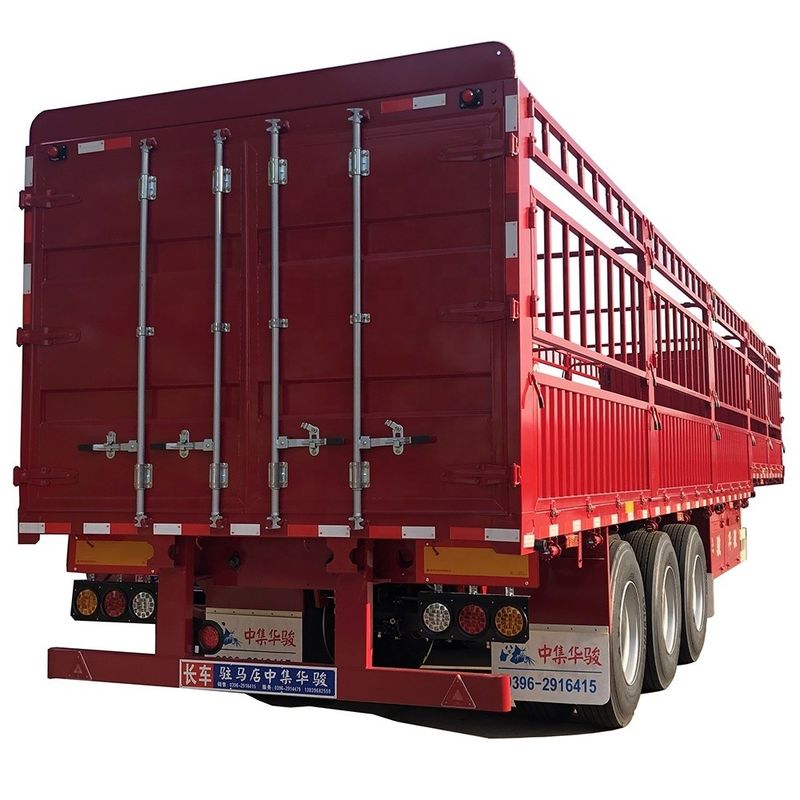 Semi-reboque padrão de 28 toneladas para transporte de mercadorias a granel